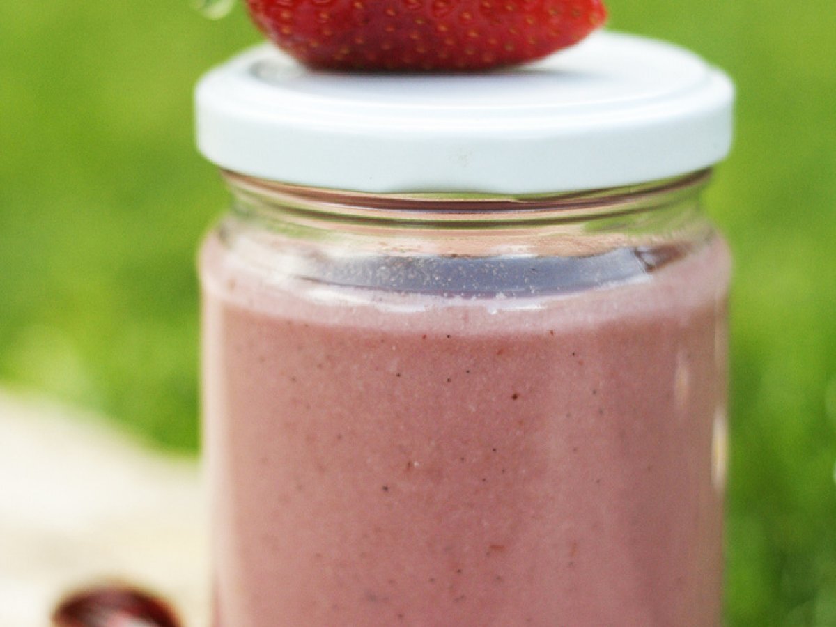 Budino di fragole con agar agar