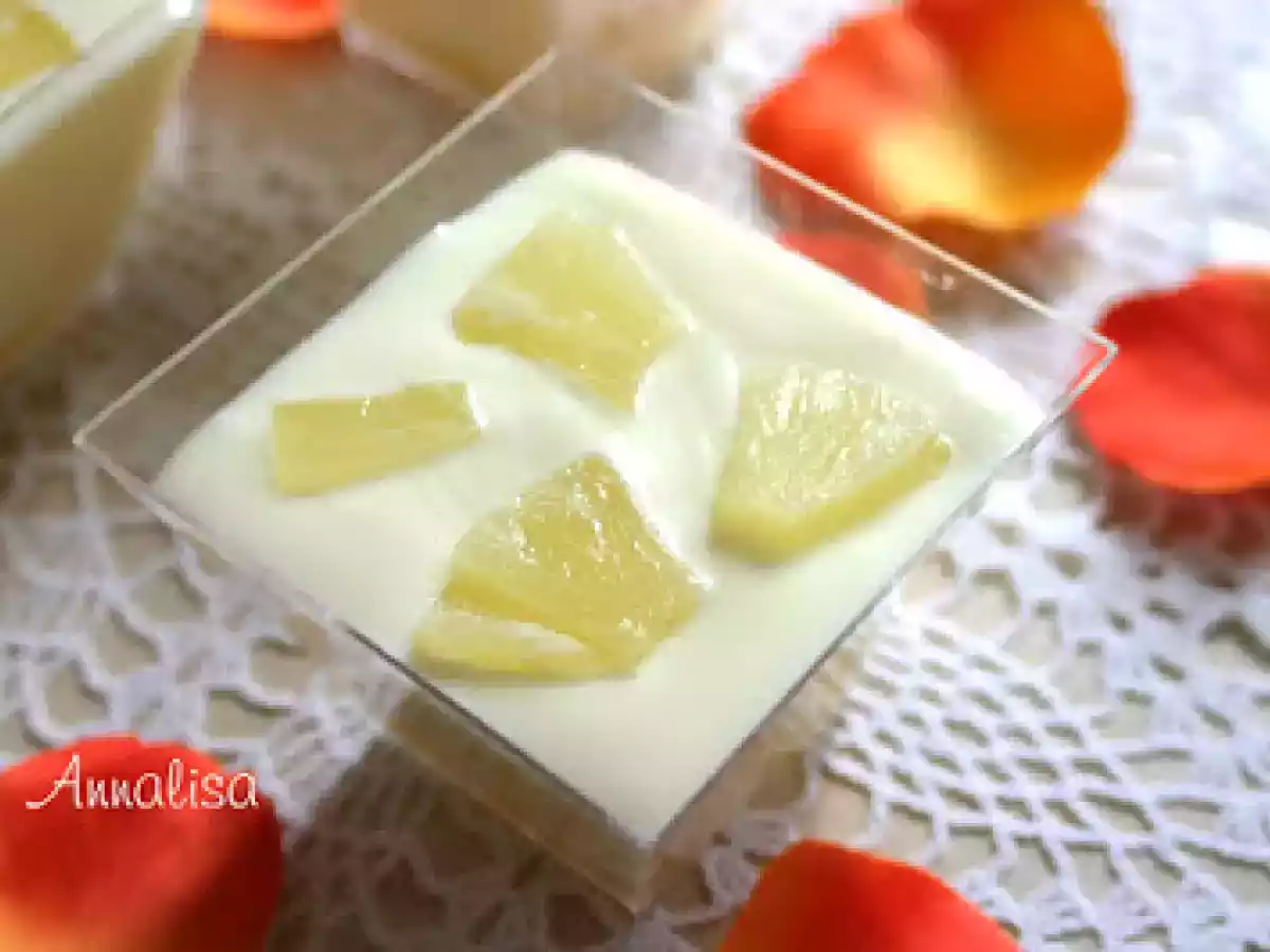 BUDINO DI MASCARPONE ALL'ANANAS