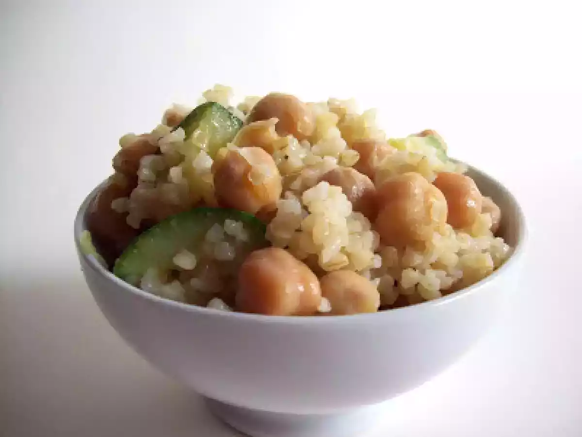 Bulgur con ceci e zucchine - foto 2