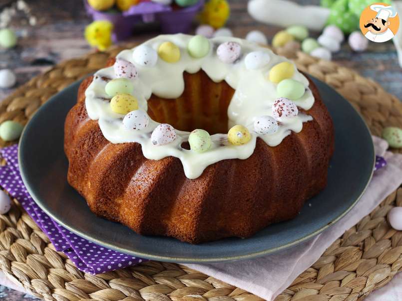 Bundt cake di Pasqua al limone e cioccolato bianco, foto 1