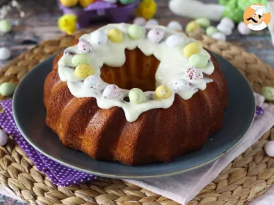 Bundt cake di Pasqua al limone e cioccolato bianco