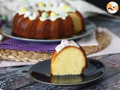 Bundt cake di Pasqua al limone e cioccolato bianco, foto 3
