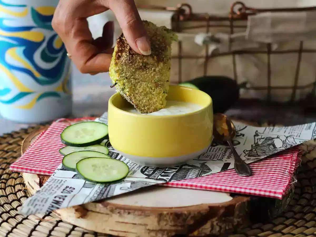 Burger di zucchine e patate in friggitrice ad aria - foto 5