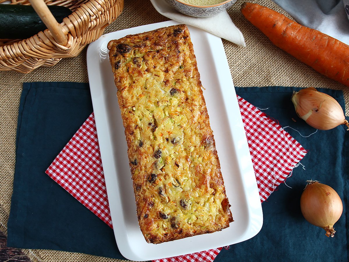 Cake di semola con zucchine e carote - foto 2