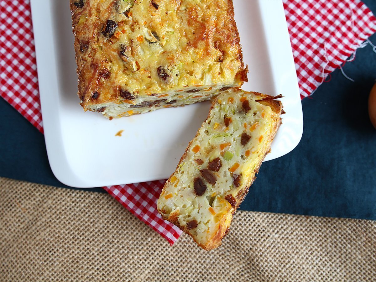 Cake di semola con zucchine e carote - foto 3