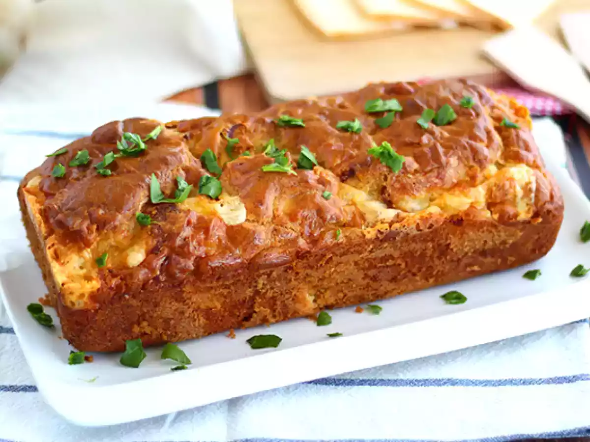 Cake salato: scamorza e prosciutto crudo - foto 2