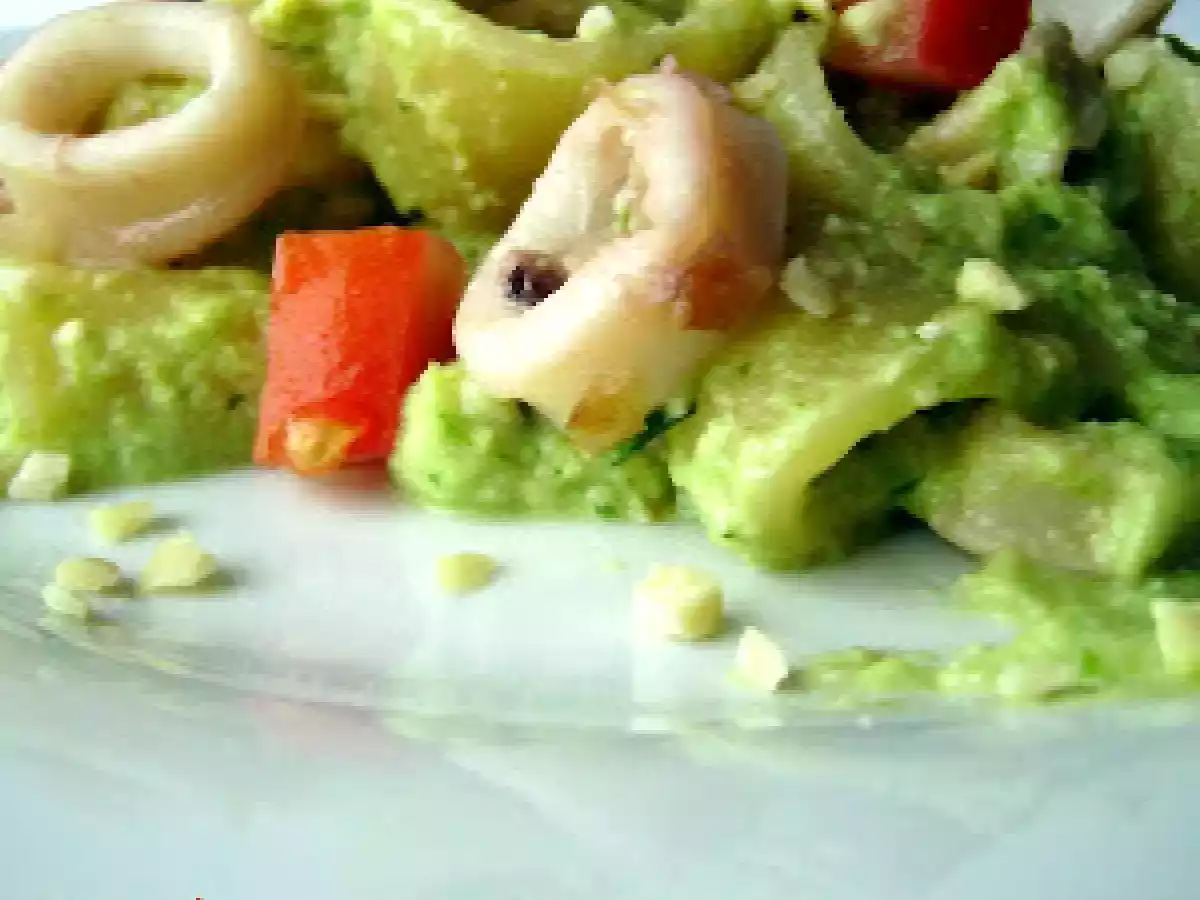 Calamarata al pesto di zucchine e mandorle - foto 3