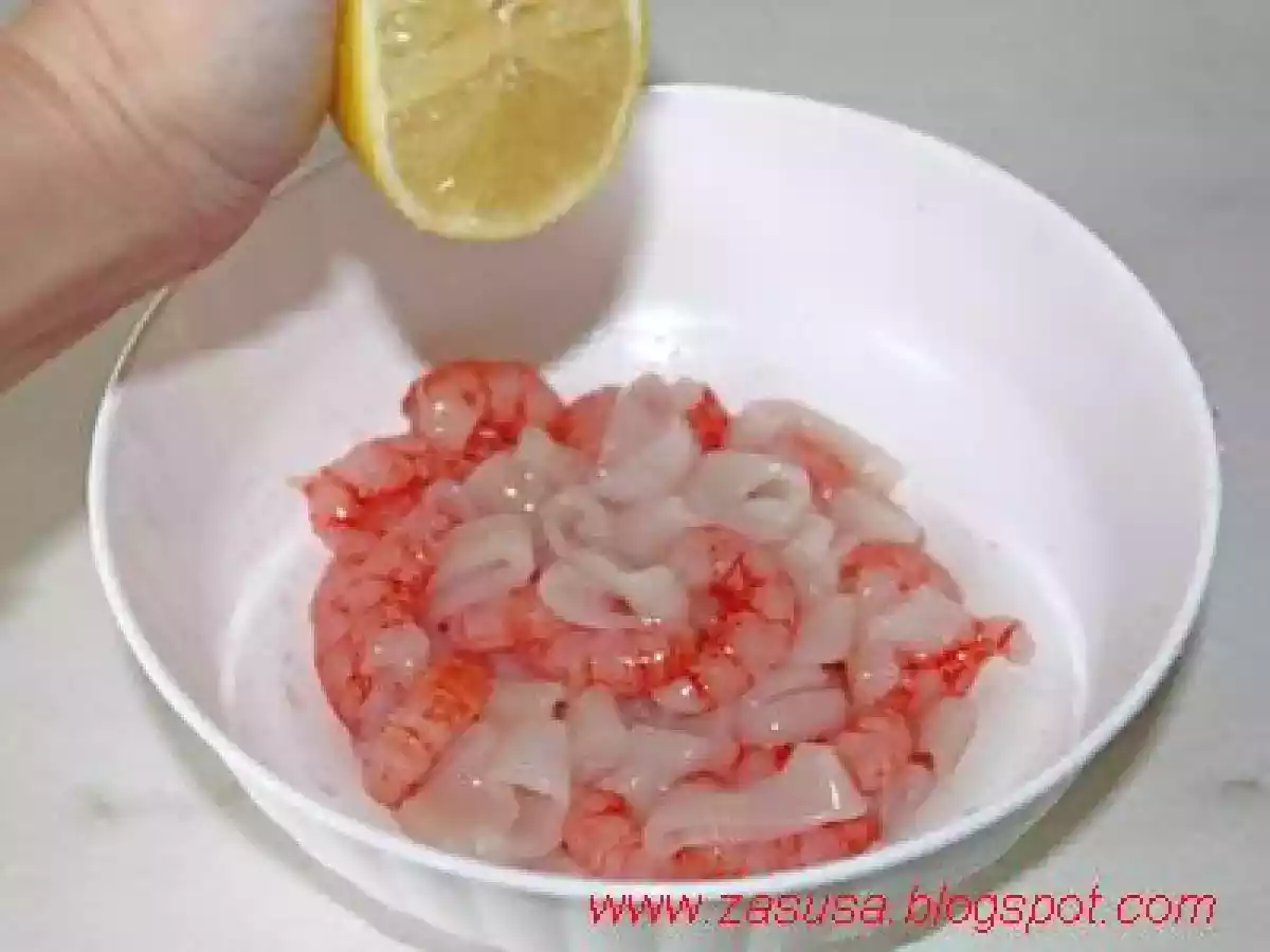 Calamari e gamberetti gratinati al forno - foto 6