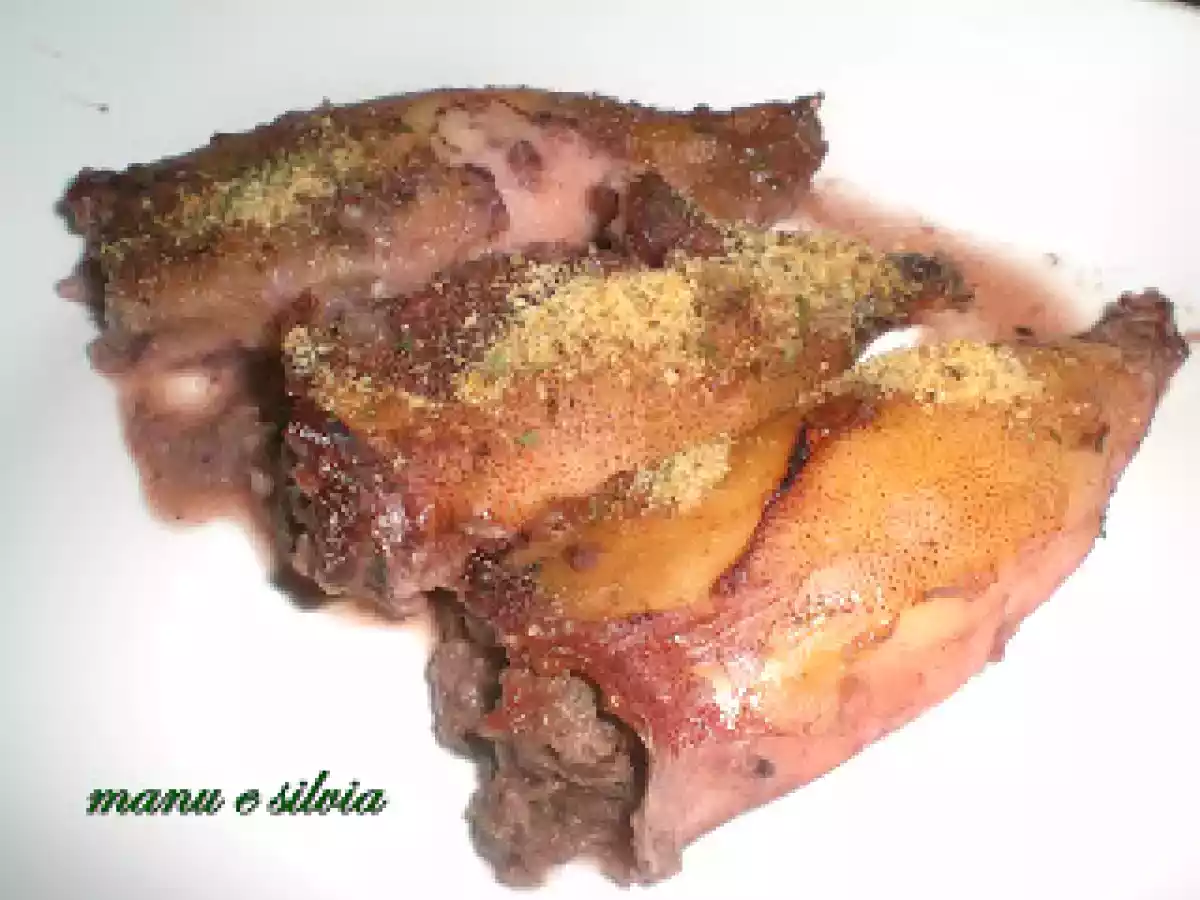 Calamari ripieni al tonno ed olive nere