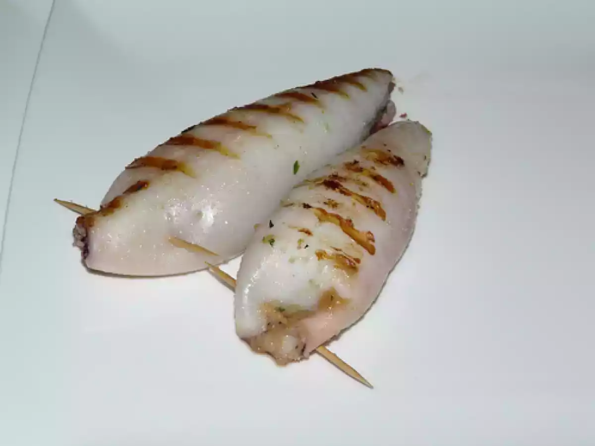 Calamari ripieni alla griglia