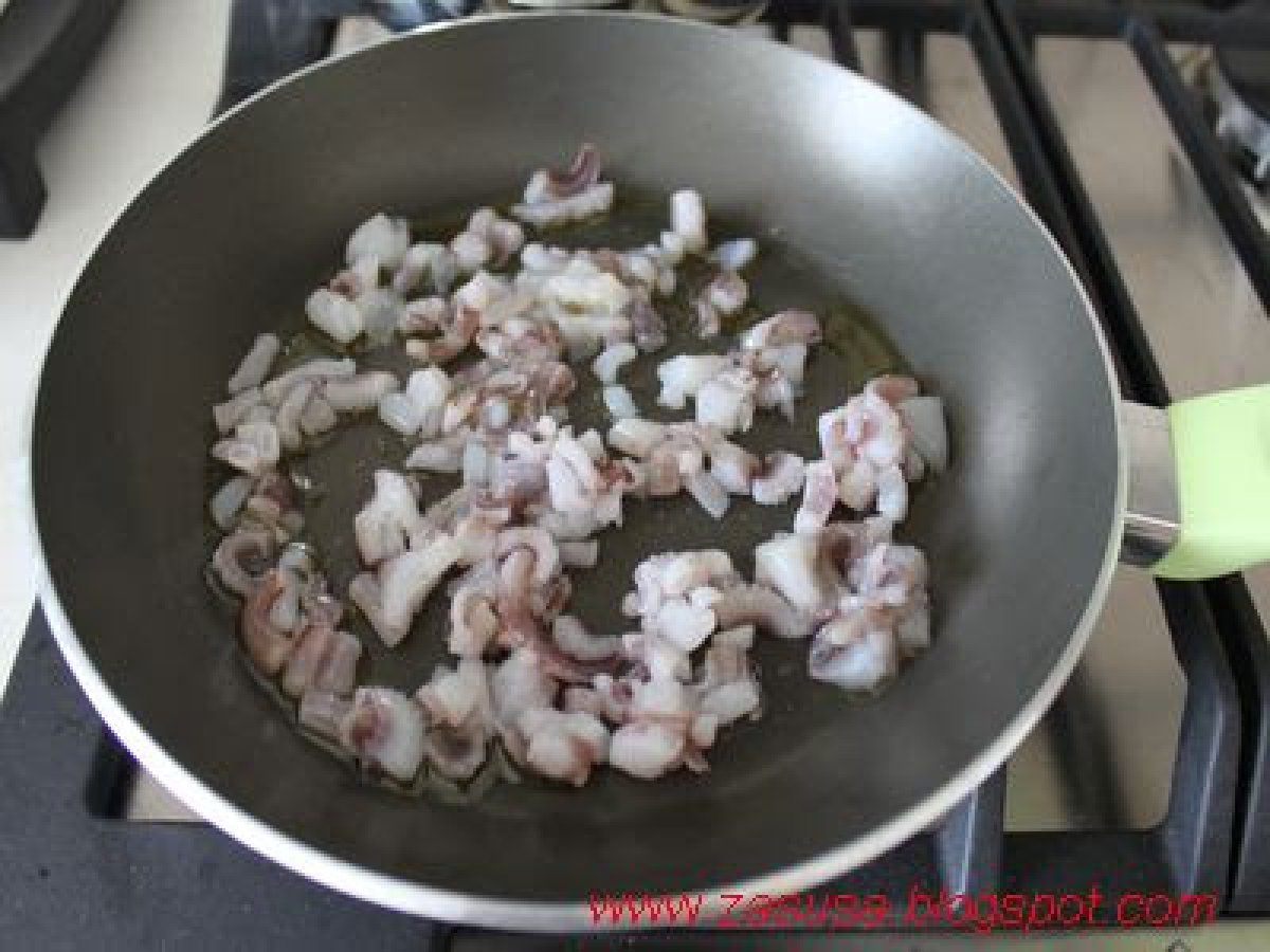 Calamari ripieni con contorno di piselli - foto 6