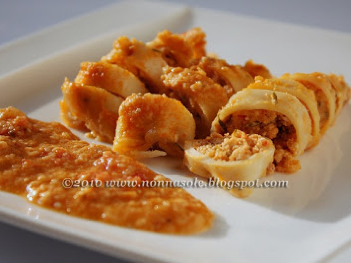 Calamari ripieni con feta