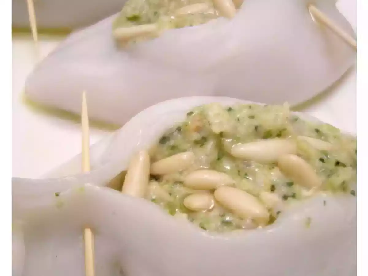 Calamari ripieni di zucchine e nocciole - foto 2