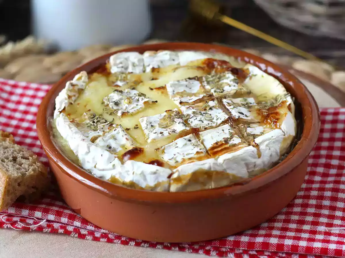 Camembert con miele cotto in friggitrice ad aria - foto 2