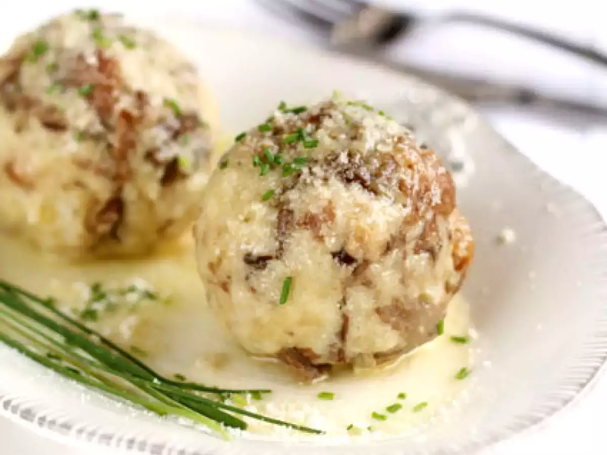 Canederli ai funghi porcini