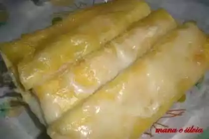 Cannelloni al salmone e porri