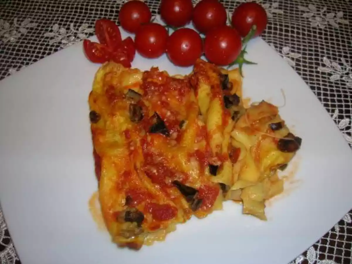 Cannelloni alle melanzane e zucchine - foto 3