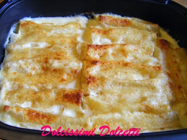Cannelloni bianchi con ricotta e prosciutto cotto e ringraziamento per premio..., foto 2