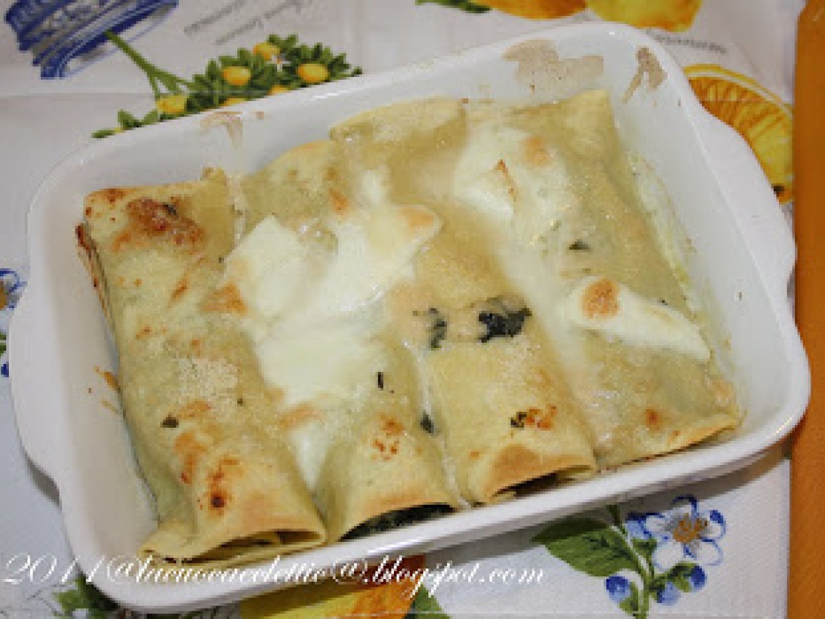 Cannelloni con erbette e ricotta - foto 2