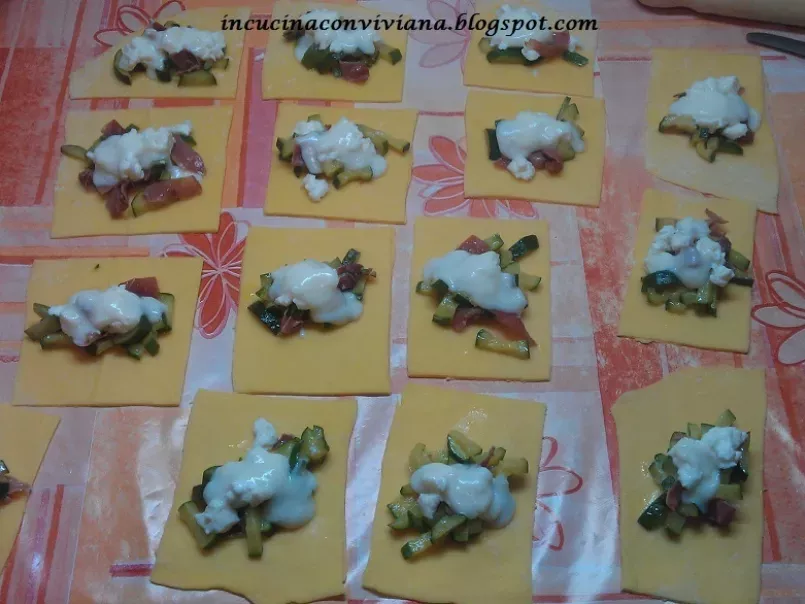 Cannelloni con zucchine e prosciutto crudo - foto 2