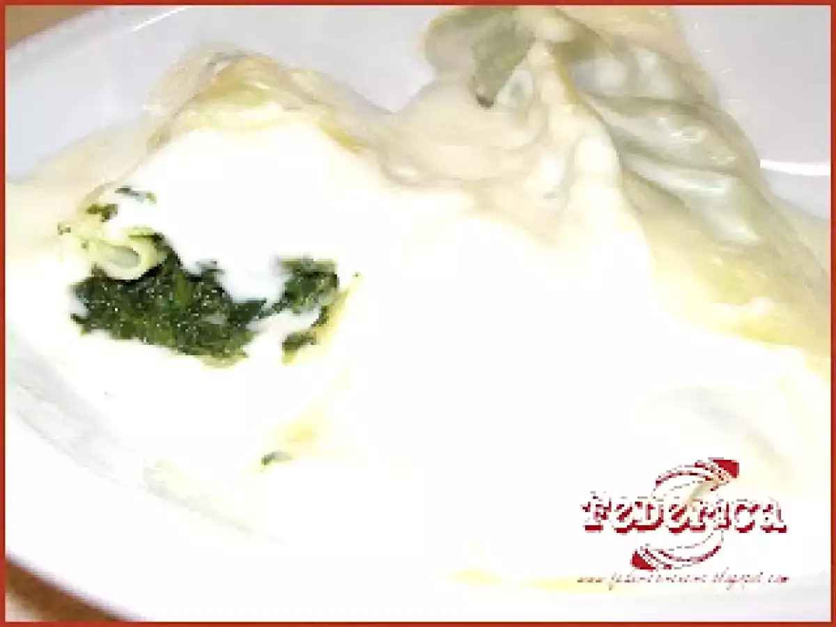 Cannelloni di pasta fresca con spinaci e taleggio - foto 2