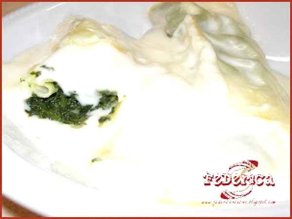 Cannelloni di pasta fresca con spinaci e taleggio, foto 2