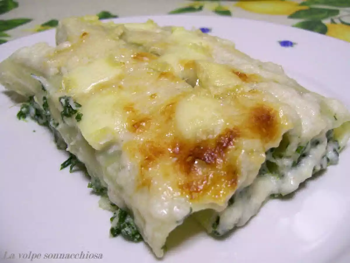 Cannelloni ricotta e spinaci
