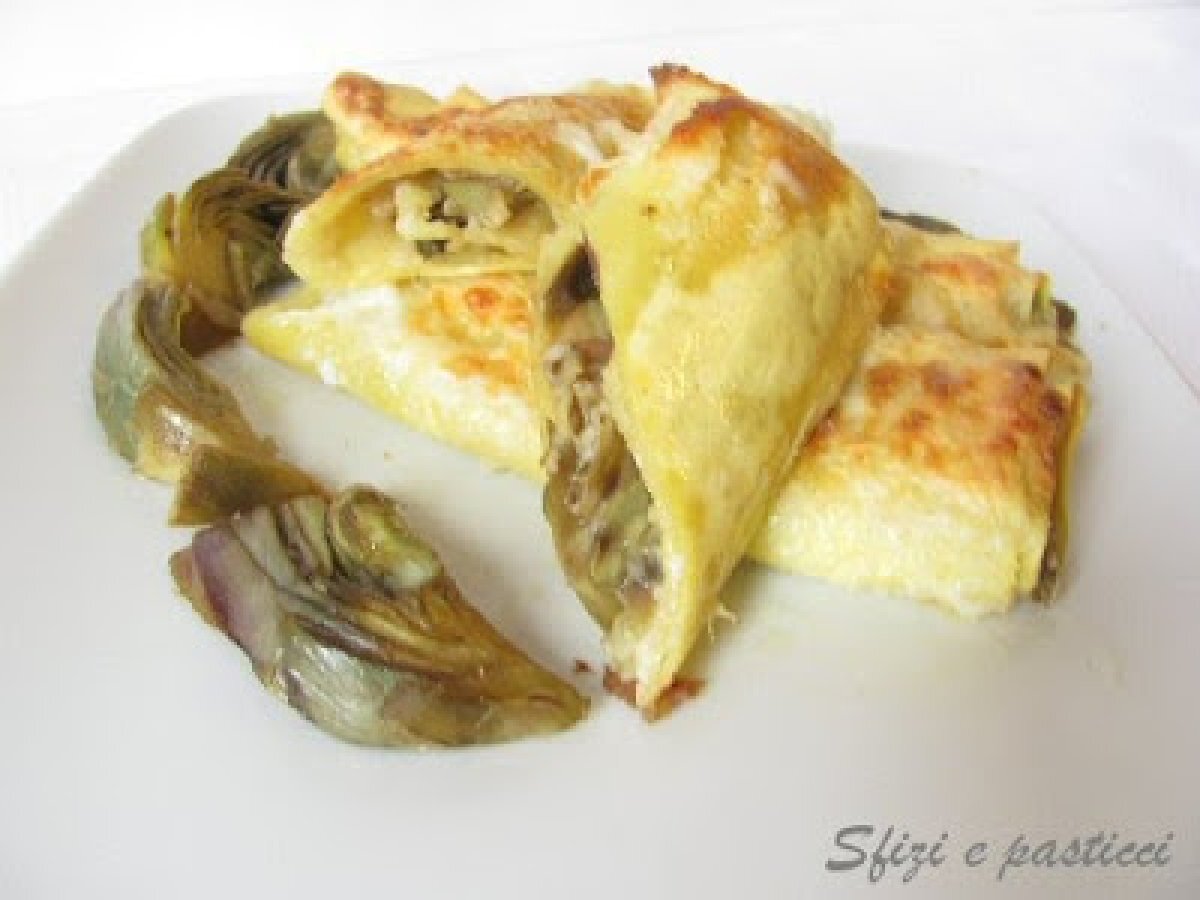 Cannelloni ripieni di carciofi