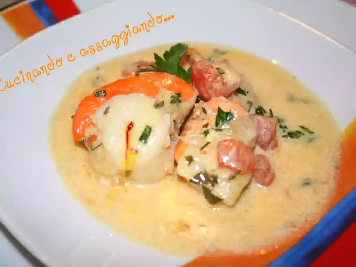 Capesante allo Zafferano