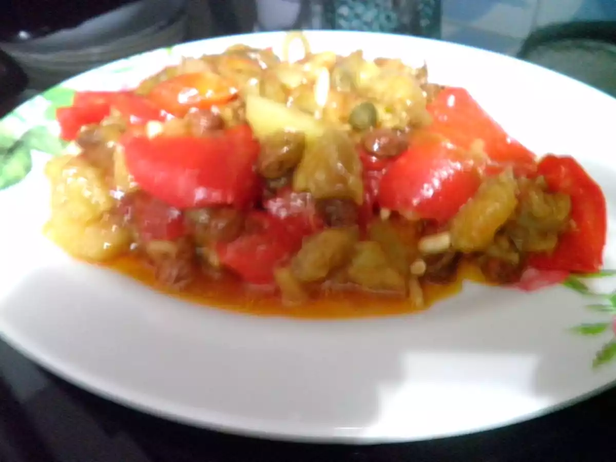 Caponata alla Catanese con pinoli e uvetta - foto 2