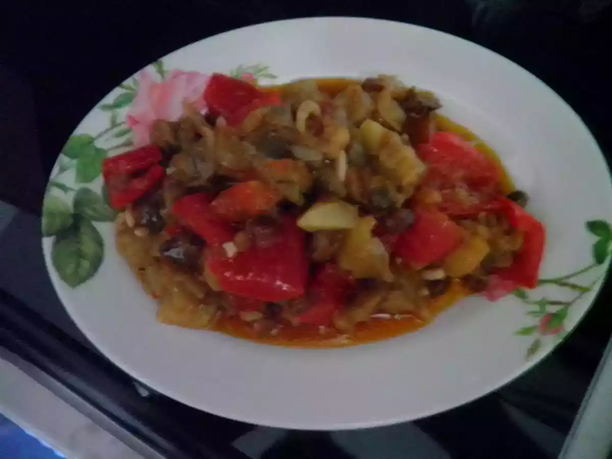 Caponata alla Catanese con pinoli e uvetta - foto 4