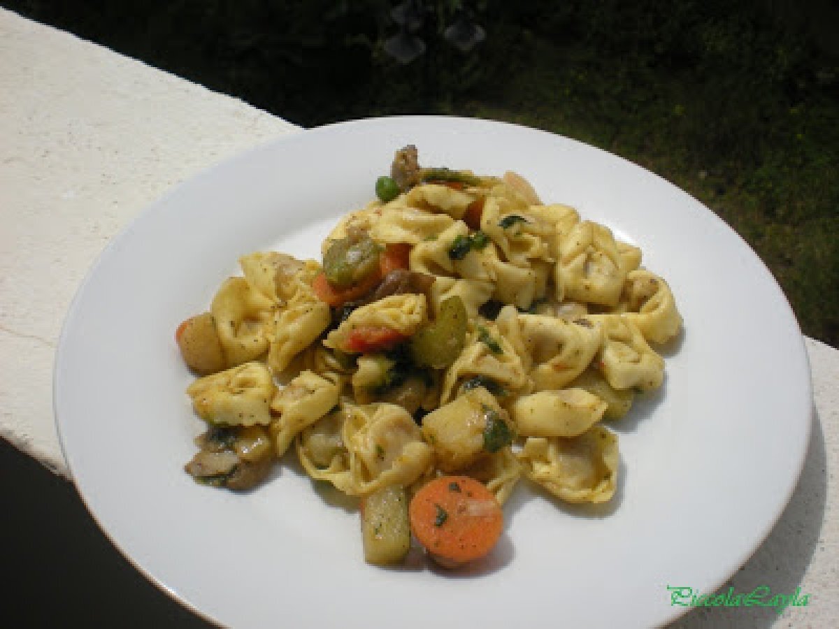 Cappelletti al prosciutto Crudo con Verdure e Funghi - foto 3