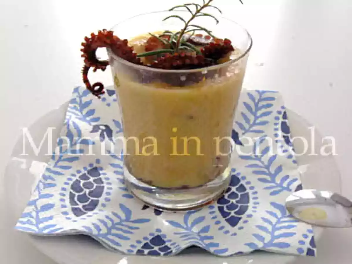 Cappuccino di ceci e polpo - foto 2