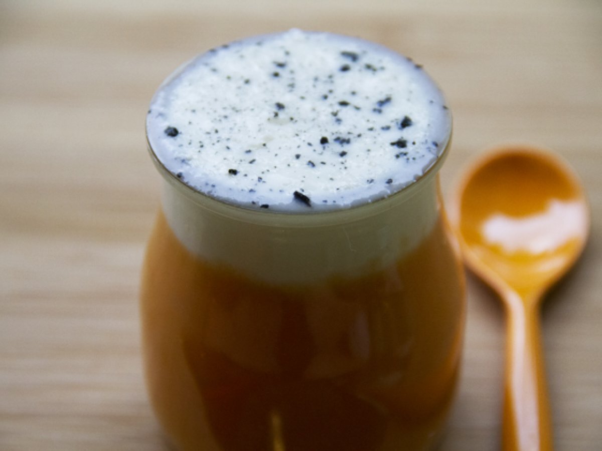 Cappuccino di zucca al cacao