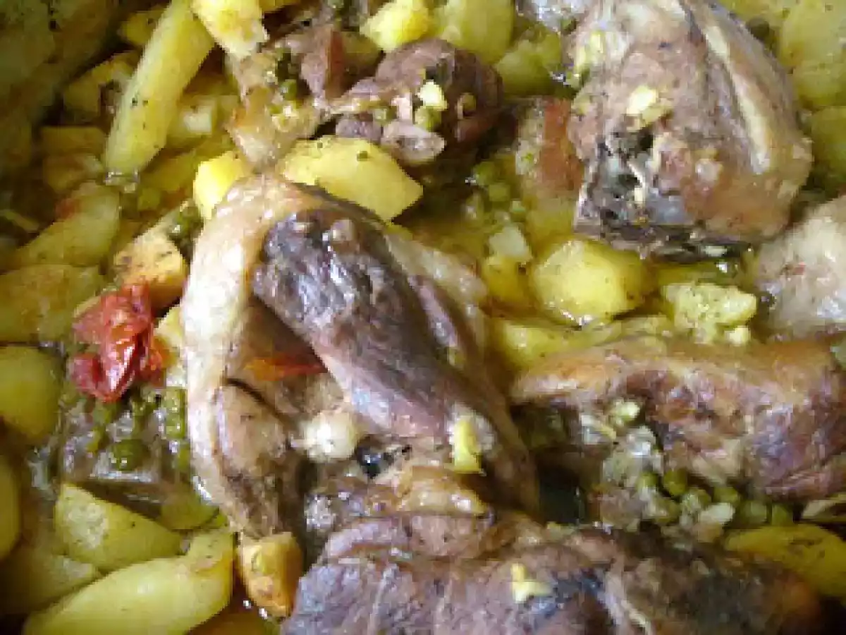 CAPRETTO al FORNO con PATATE