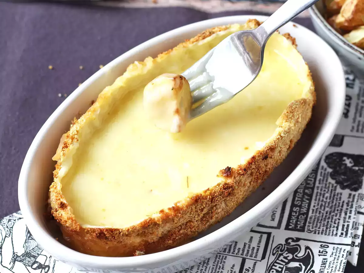 Caprice des Dieux impanato con patate croccanti in friggitrice ad aria: ricetta facile e veloce - foto 4