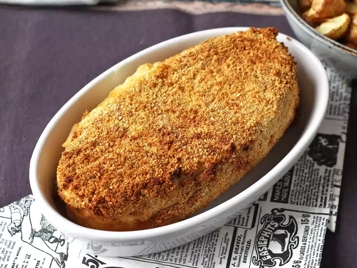 Caprice des Dieux impanato con patate croccanti in friggitrice ad aria: ricetta facile e veloce - foto 7