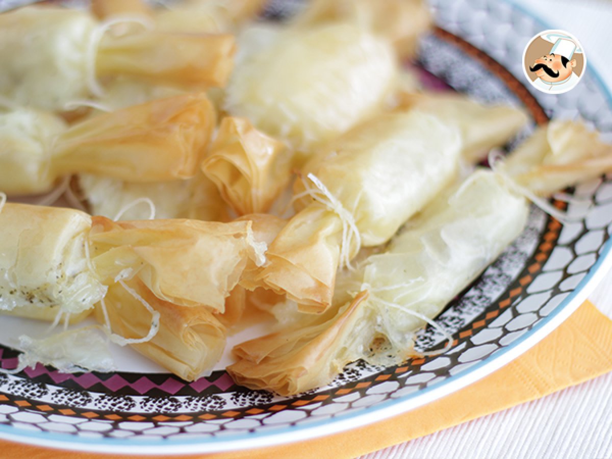 Caramelle di pasta fillo con formaggio caprino - foto 3