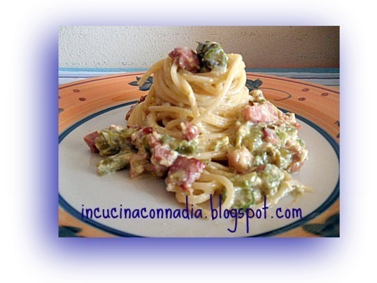 Carbonara di asparagi e pancetta!