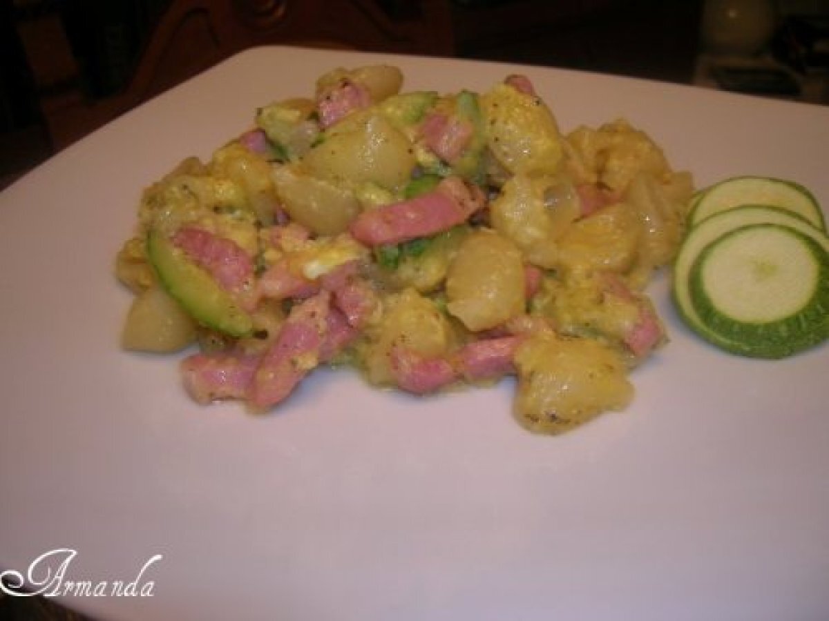 Carbonara di speck e zucchine - foto 3