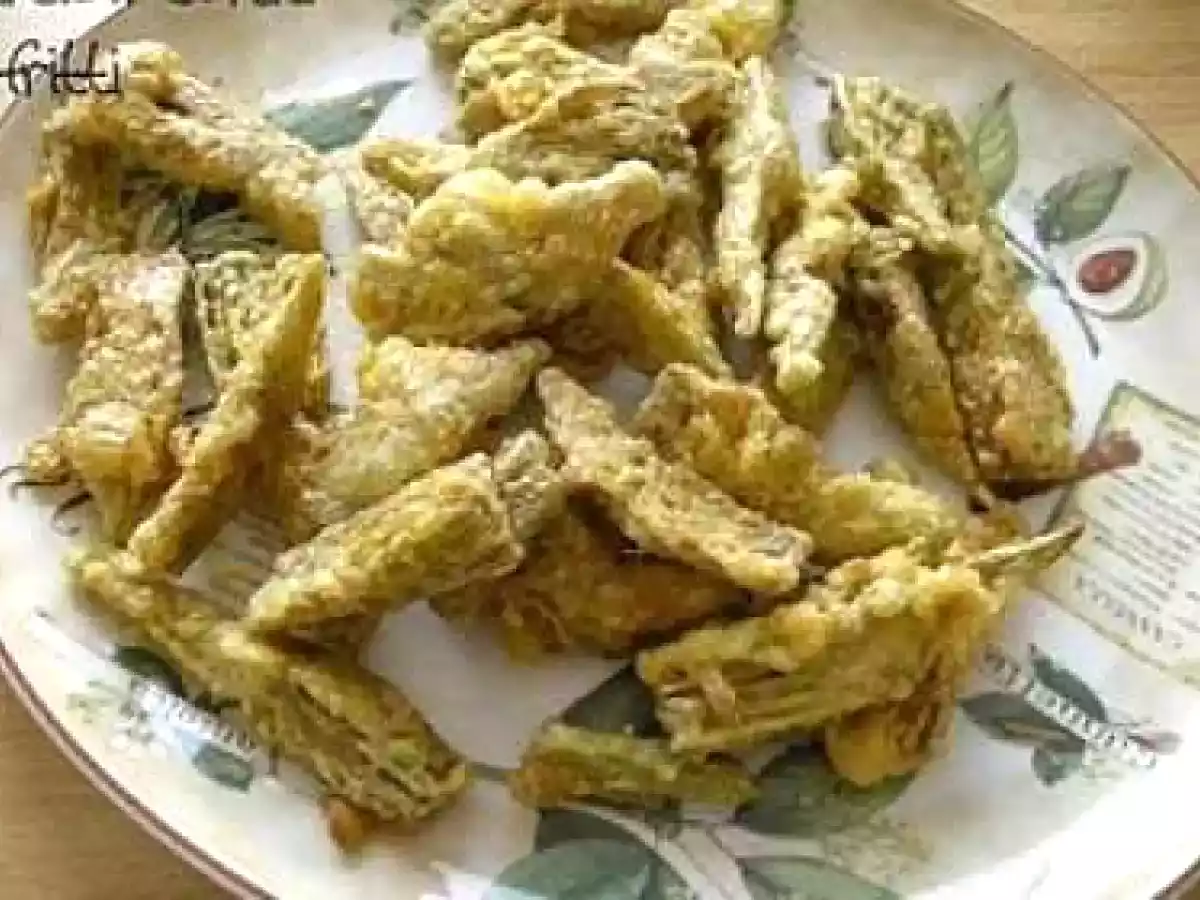 Carciofi dorati e fritti