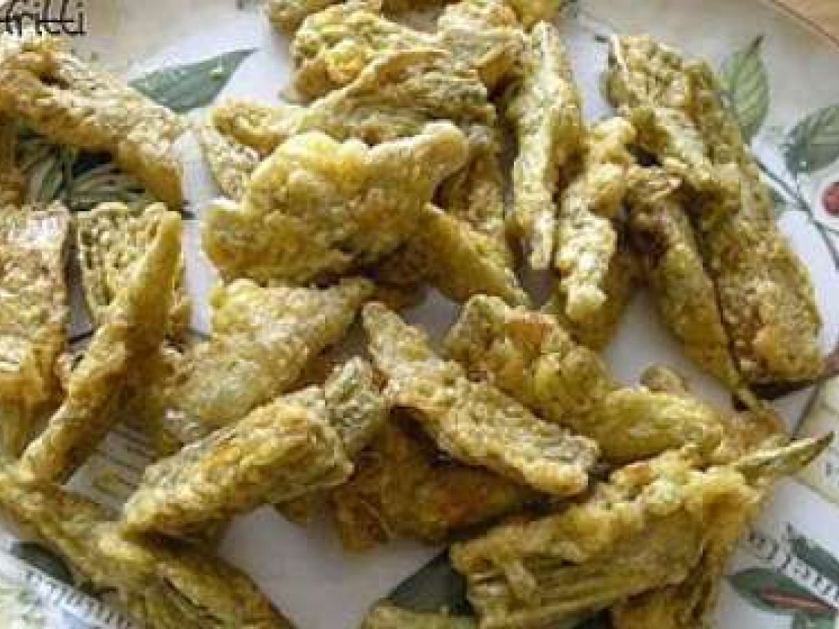 Carciofi dorati e fritti - foto 3