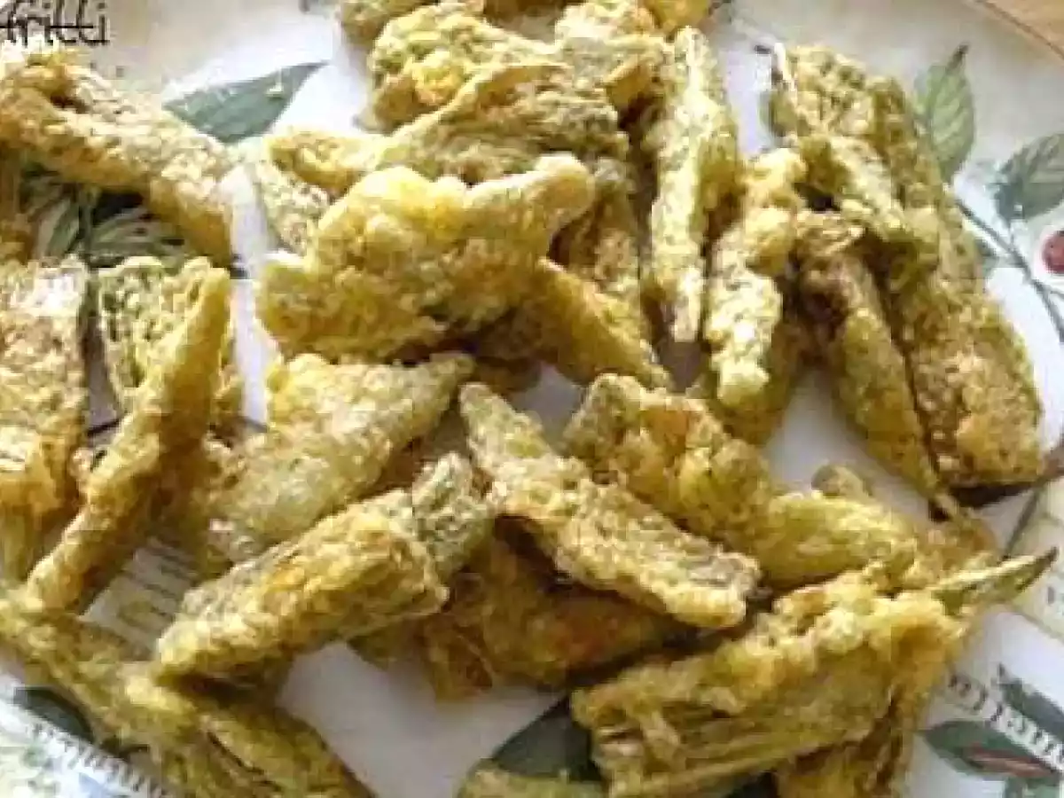 Carciofi dorati e fritti - foto 3