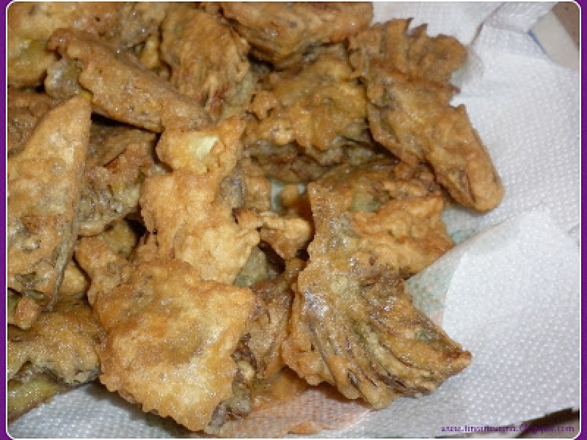 CARCIOFI FRITTI DORATI