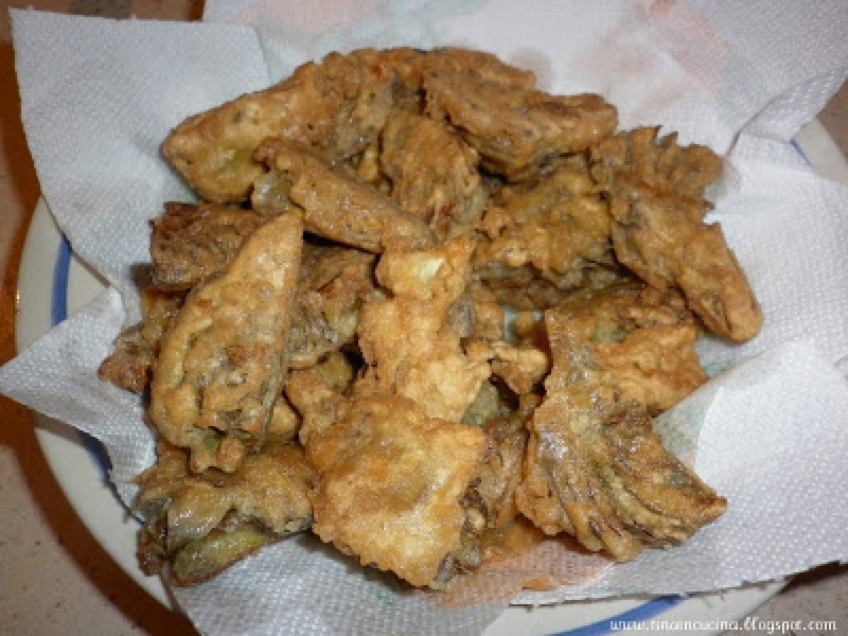 CARCIOFI FRITTI DORATI - foto 2