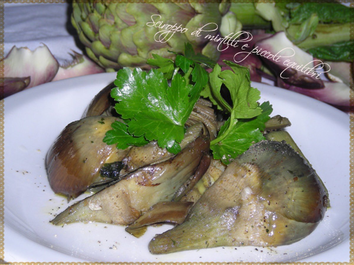 Carciofi saporiti con prezzemolo e maggiorana