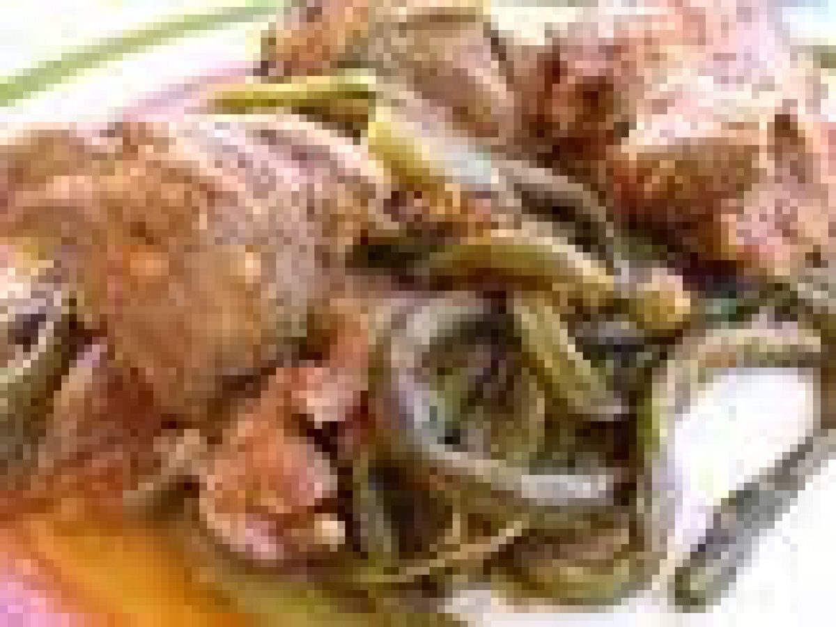 Carne con fagiolini