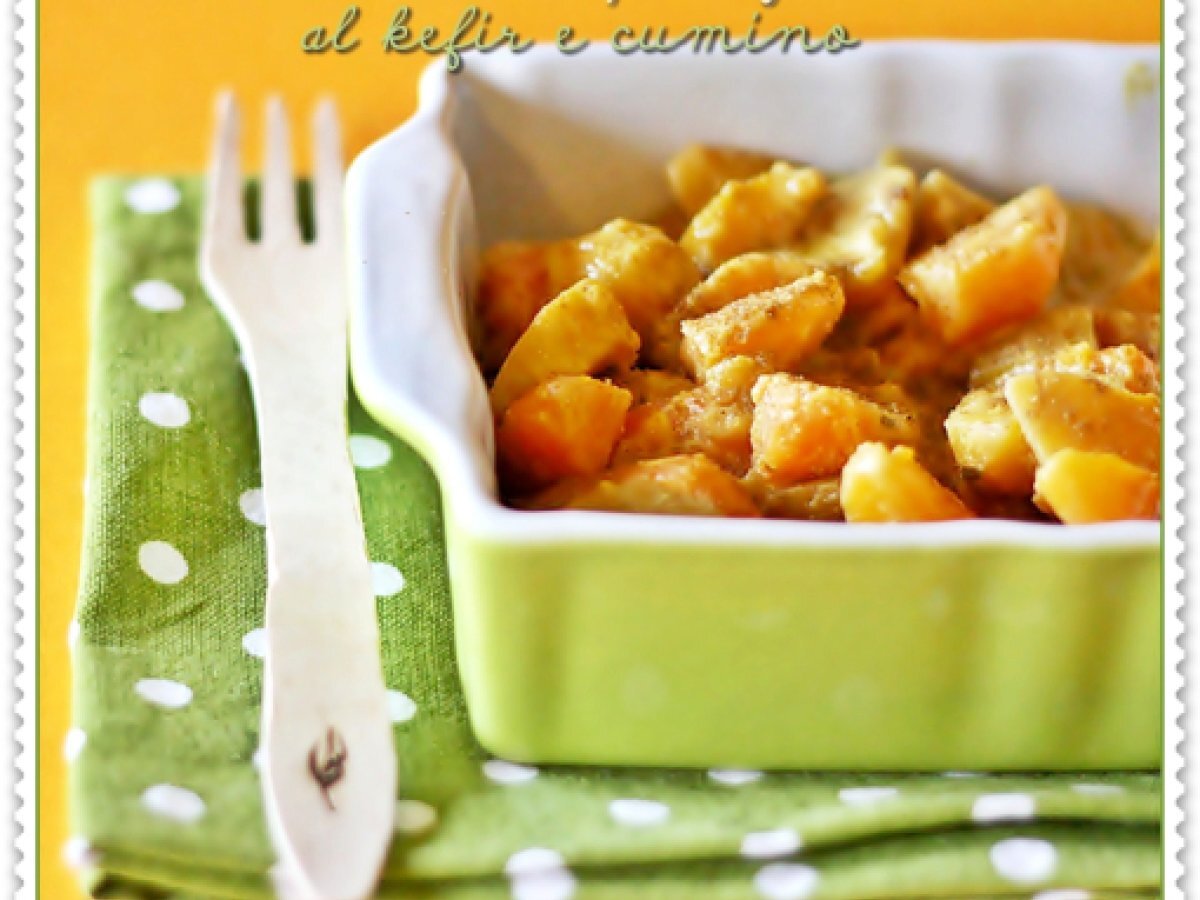 Carote e rape golden al kefir e cumino
