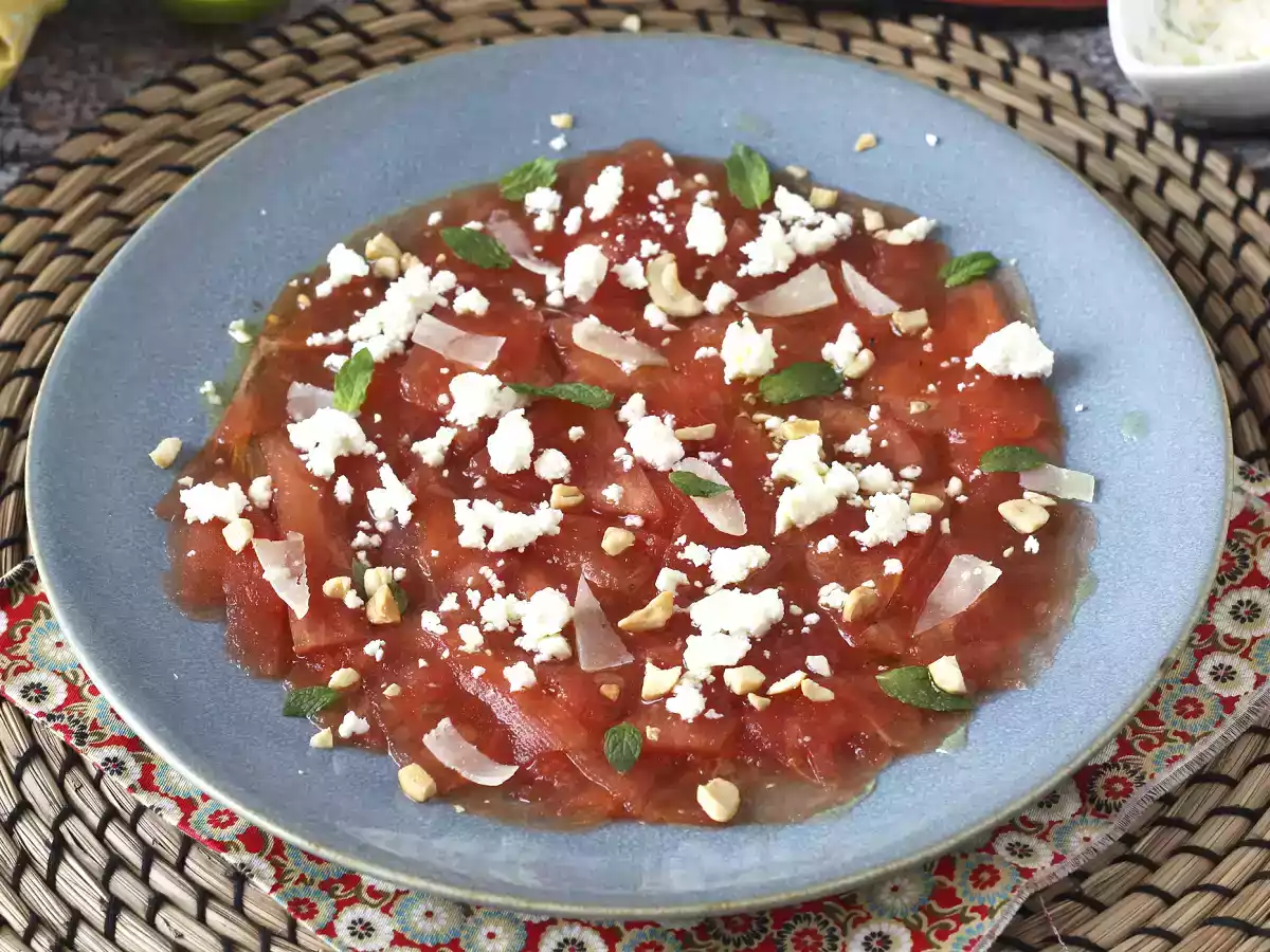 Carpaccio di anguria: il fresco e gustoso antipasto estivo! - foto 5