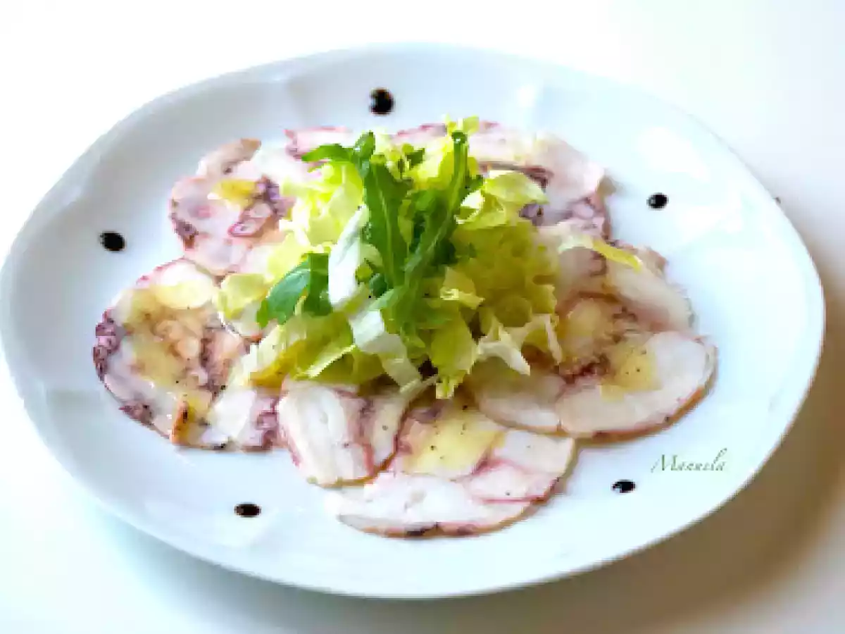 Carpaccio di polpo, la ricetta tradizionale